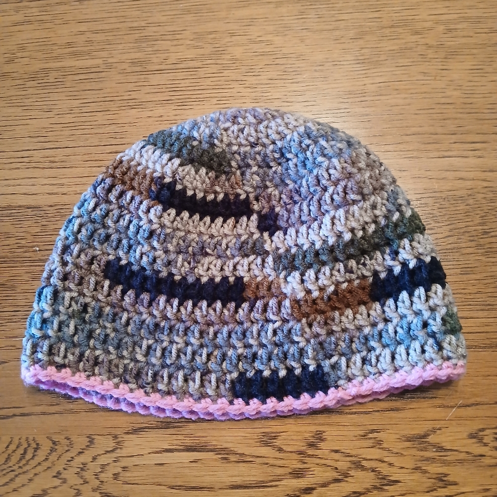 Camo Crochet Beanie